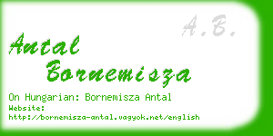 antal bornemisza business card